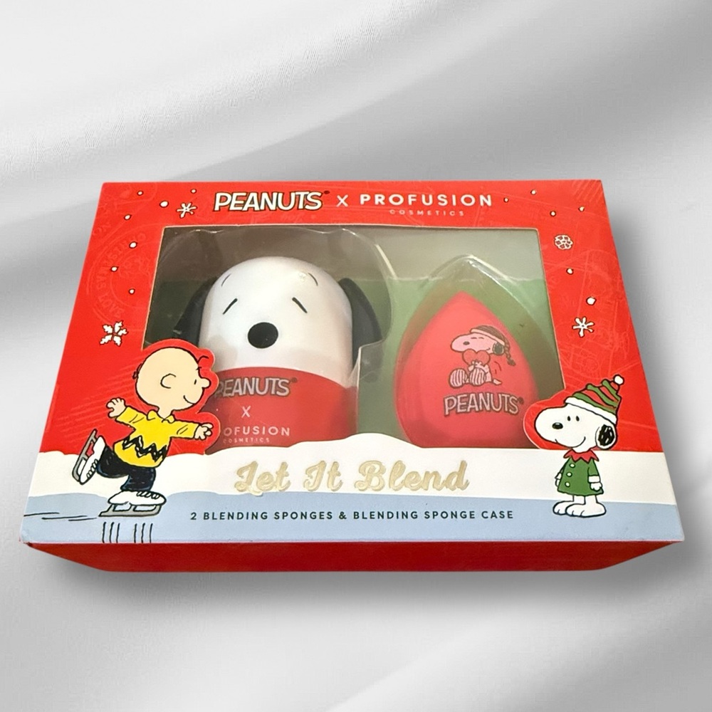 Peanuts X Profusion Blending Sponges & Case NIB